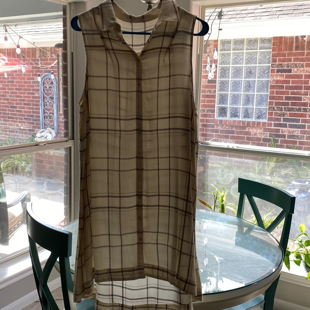Casual button down dress